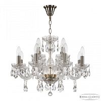 Люстра хрустальная 117/8+4/195 Pa Bohemia Ivele Crystal (Богемия Ивеле Кристалл)