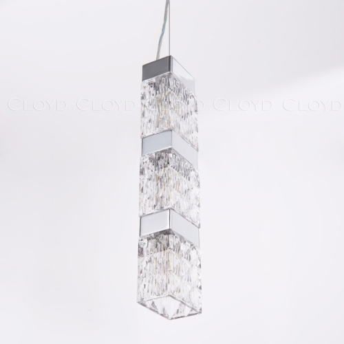 Подвесной светильник Cloyd CORUND-A P3 / выс. 45 см - хром (арт.10713) фото 2