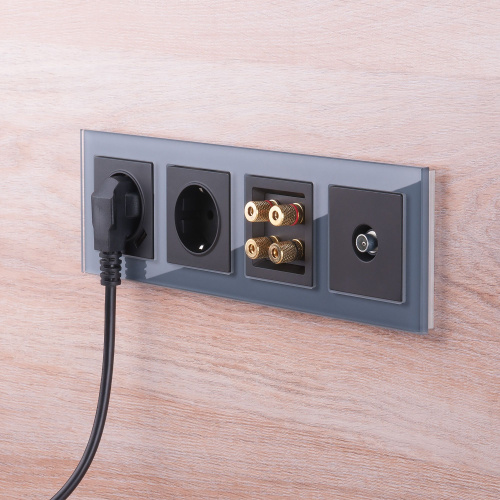 ТВ-розетка проходная (черный матовый) W1184008 фото 3 ТВ-розетка проходная (черный матовый) W1184008 фото 3