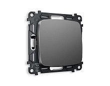 Комплект механизма 1-кл выключателя AMBRELLA VOLT OMEGA Антрацит серый QUANT (OP6510, VM101) MO651010