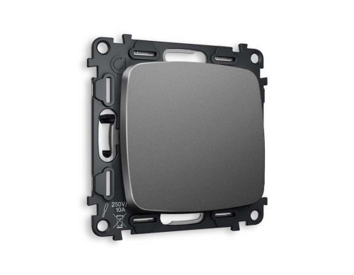 Комплект механизма 1-кл выключателя AMBRELLA VOLT OMEGA Антрацит серый QUANT (OP6510, VM101) MO651010 Комплект механизма 1-кл выключателя AMBRELLA VOLT OMEGA Антрацит серый QUANT (OP6510, VM101) MO651010