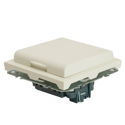 Розетка 1-местная с крышкой с защ. штор, STEKKER, б/з, IP42, 250В, 16А, серия Эмили, RST16-5113-01, белый фарфор, soft touch фото 6 Розетка 1-местная с крышкой с защ. штор, STEKKER, б/з, IP42, 250В, 16А, серия Эмили, RST16-5113-01, белый фарфор, soft touch фото 6