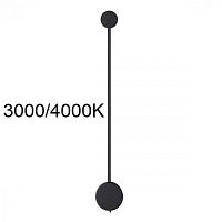 7008/5WLA HIGHTECH ODL25 273 черный/металл/акрил Настенный светильник LED 3000/4000K тумблер на корп. 5W 220V CRI > 90 SATELLITE
