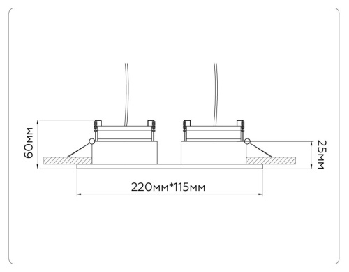 Встраиваемый светильник Ambrella light TECHNO SPOT TN52344 фото 6