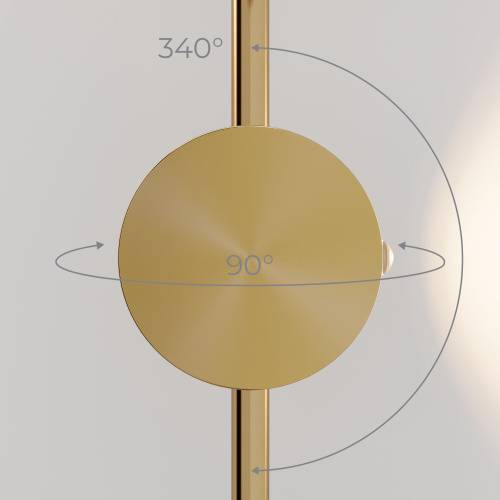Светильник настенный светодиодный Illume латунь 3000K 40154/LED фото 3