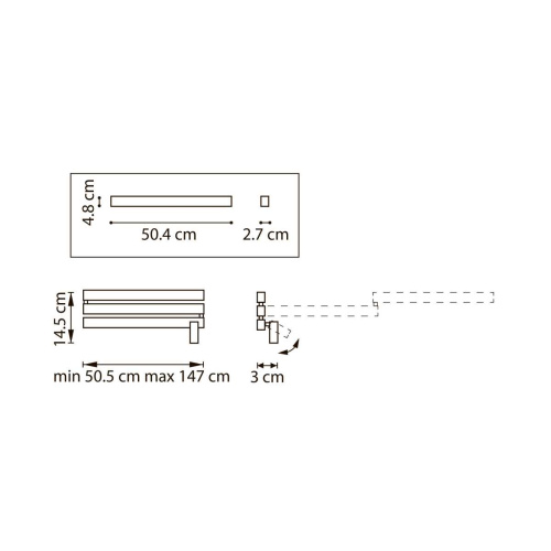 Бра (светильник настенный) Dive Lightstar 740647 фото 4 Бра (светильник настенный) Dive Lightstar 740647 фото 4