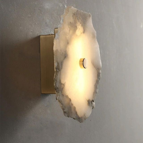 Бра Cloyd KNOSS-A W1 / Ø15 см - алебастр - латунь (арт.20268) Бра Cloyd KNOSS-A W1 / Ø15 см - алебастр - латунь (арт.20268)