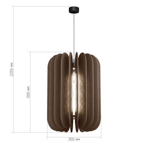 SL3004.453.01 Светильник подвесной ST-Luce Черный/Серый E27 1*60W SENTITO фото 2