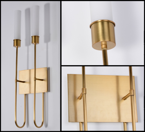 Настенный светильник BRWL7035 antique brass фото 2