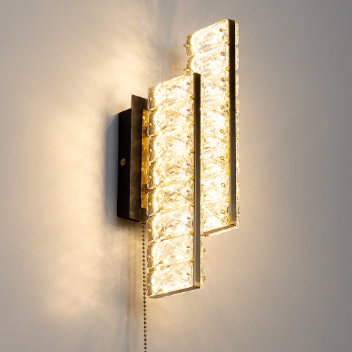 Citilux PALANT CL325422 LED Бра хрустальное с выключателем Чёрный+Бронза фото 12 Citilux PALANT CL325422 LED Бра хрустальное с выключателем Чёрный+Бронза фото 12