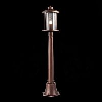 SL080.415.01 Светильник уличный наземный ST-Luce Темный кофе/Прозрачный, Темный кофе E27 1*60W LASTERO