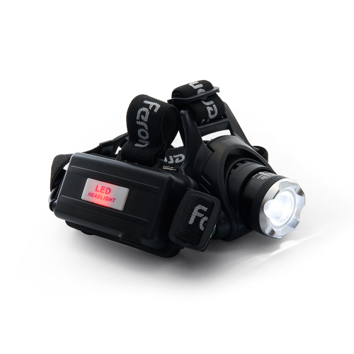 Фонарь налобный FERON TH2305 ZOOM c аккумулятором 5W, 2*18650 IP44 пластик/алюминий фото 3 Фонарь налобный FERON TH2305 ZOOM c аккумулятором 5W, 2*18650 IP44 пластик/алюминий фото 3