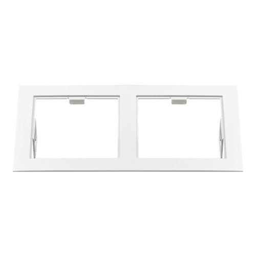 214526 Рамка DOMINO Double QUADRO MR16 БЕЛЫЙ 214526 Рамка DOMINO Double QUADRO MR16 БЕЛЫЙ