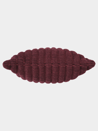Подушка Ridge 45x45 cm Burgundy Cotton Wool-Mix фото 7