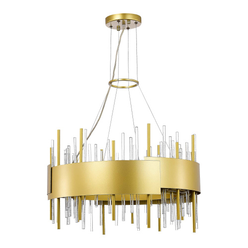 SL1633.203.12 Люстра подвесная ST-Luce Матовое золото/Матовое золото,Прозрачный E14 12*40W OLVERA фото 4