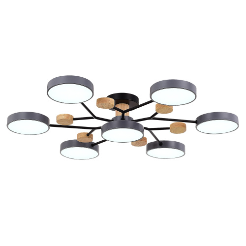 SLE6006-702-07 Светильник потолочный Серый/Серый LED 7*12W 3000K/4500K/6000K FAEMA фото 4