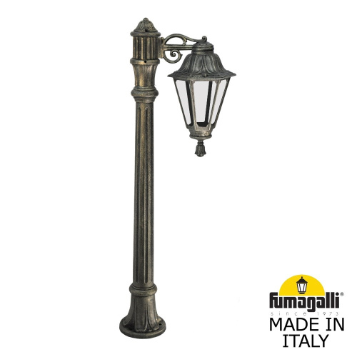 Fumagalli Садовый светильник-столбик FUMAGALLI ALOE`.R BISSO/RUT 1L E26.163.S10.BXE27 Fumagalli Садовый светильник-столбик FUMAGALLI ALOE`.R BISSO/RUT 1L E26.163.S10.BXE27