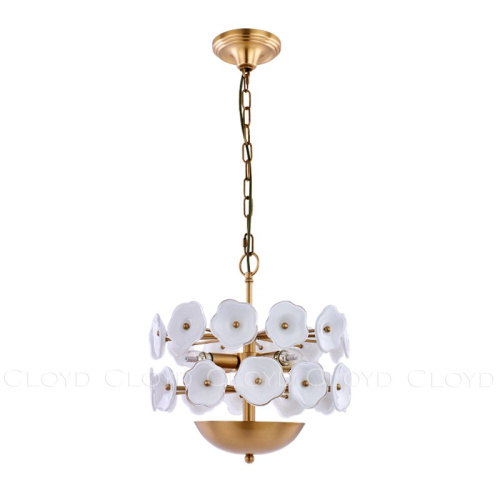 Люстра Cloyd EFIOPIA C4 / Ø38 см - латунь (арт.11441)