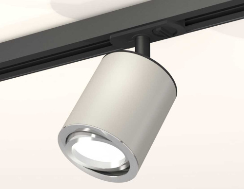 Комплект трекового светильника Ambrella light Track System XT7423001 SGR/PSL/SBK серый песок/серебро полированное/черный песок (A2537, C7423, N7003) фото 3