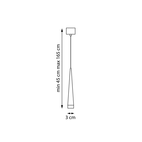 807003 Подвес PUNTO MINI LED 4W 282LM 24G ЛАТУНЬ 3CCT 3000/4000/6000K фото 6