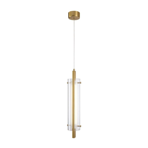Подвесной светодиодный светильник Indigo Vitreo 11067/A/1P Brass V000173L
