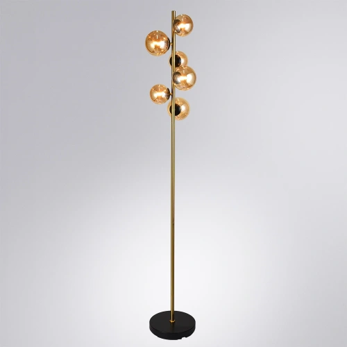 Торшер Arte Lamp GEMINI A2243PN-6PB фото 2 Торшер Arte Lamp GEMINI A2243PN-6PB фото 2