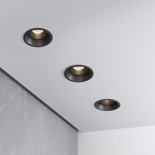 Светильник встраиваемый Punto черный 25016/01 фото 2 Светильник встраиваемый Punto черный 25016/01 фото 2