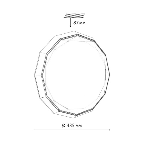 7671/DLN COLOR SN 000 Светильник пластик/белый/хром LED 48Вт 3000/4000/6000К D435 IP43 CCT VAXIN фото 2 7671/DLN COLOR SN 000 Светильник пластик/белый/хром LED 48Вт 3000/4000/6000К D435 IP43 CCT VAXIN фото 2