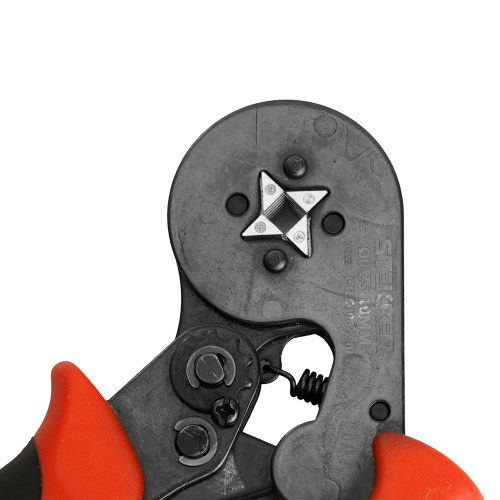 Кримпер STEKKER CTLS006-240 для обжима клемм и наконечников 0,25-10мм2, красный фото 5