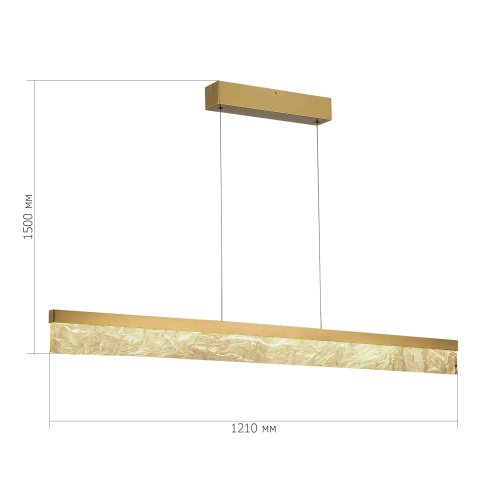 SL6234.303.45 Светильник подвесной ST-Luce Латунь/Золотистый LED 1*45W 4000K SPLENDID фото 2