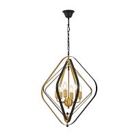 Подвесной светильник Lumina Deco Crulia LDP 8005-6 BK+MD
