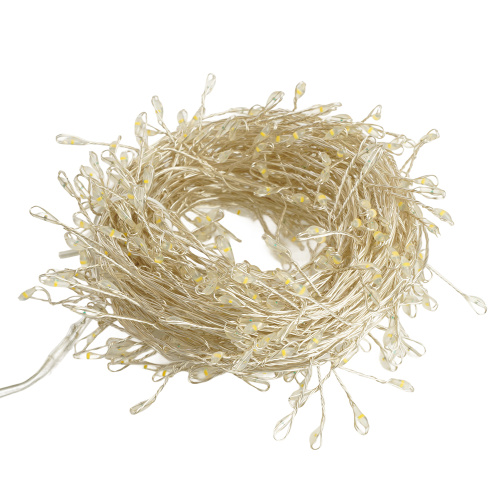 Светодиодная гирлянда Кластер (на проволоке) Feron CL584 линейная 12м 5000К, c питанием от сети 230V, прозрачный шнур фото 3