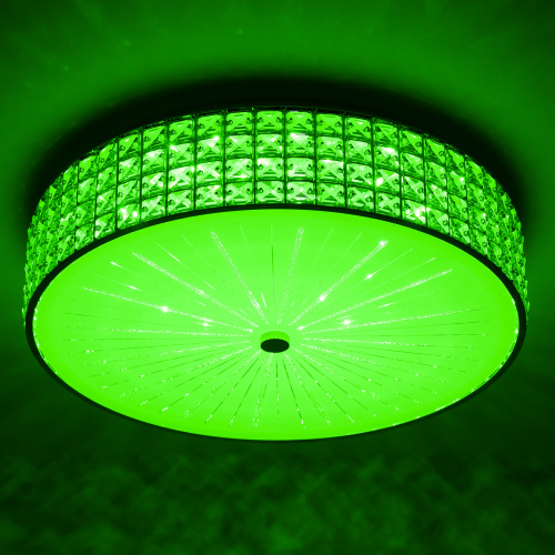 Citilux Портал CL32418G1 LED RGB Люстра хрустальная с пультом Хром фото 11 Citilux Портал CL32418G1 LED RGB Люстра хрустальная с пультом Хром фото 11