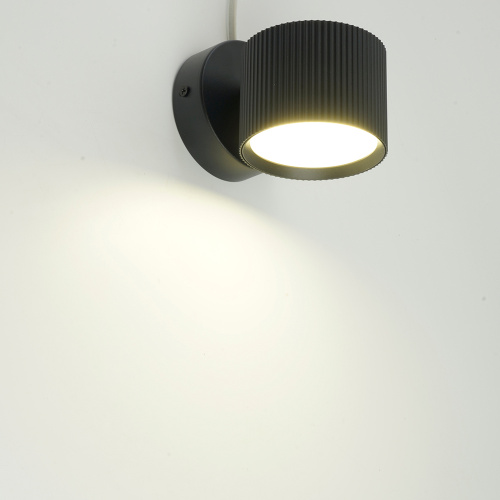 Светильник  настенный Feron HL4580 ARIA 12W, 230V,GX53, черный IP20 фото 7