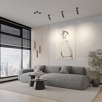 358987 OVER NT22 384 бронза светлая/черный Светильник светодиодный накладной IP20 LED 4000K 15W 220V ALBA