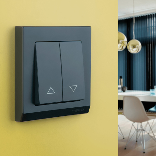 Выключатель жалюзи (черный матовый) W1124508 фото 7