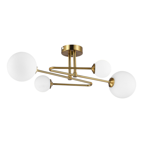 SLE2211-302-04 Светильник потолочный Латунь/Белый G9 LED 4*5W FANTINI фото 5