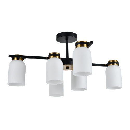 Светильник на штанге Escada 1151/6P E14*40W Black/Brass фото 5