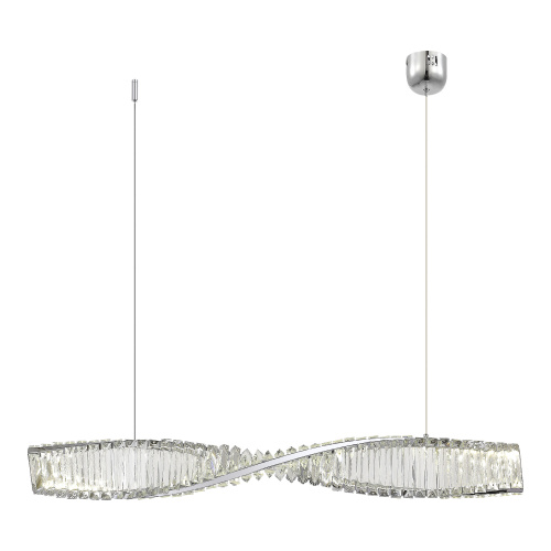 SL6205.113.01 Светильник подвесной ST-Luce Хром/Прозрачный LED 1*21W 4000K ELICA фото 5