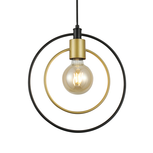 Подвесной светильник Escada 1162/1S E27*40W Black/Gold фото 2