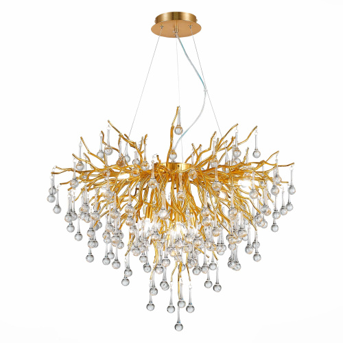 SL1651.203.09 Люстра подвесная ST-Luce Золотистый/Золотистый G9 9*5W ANZIO фото 4