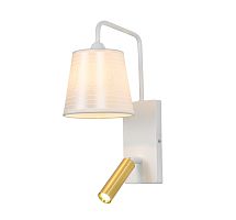 Настенный светильник Escada 598/1A E27*40W White/Brass