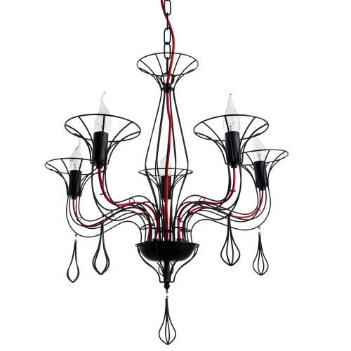 Подвесная люстра Arte Lamp ARTEFACT A3225LM-5BK Подвесная люстра Arte Lamp ARTEFACT A3225LM-5BK
