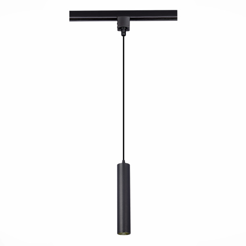 ST151.406.01 Светильник трековый Черный GU10 1*50W IP20 D54xH290 220V Без ламп BASE фото 3