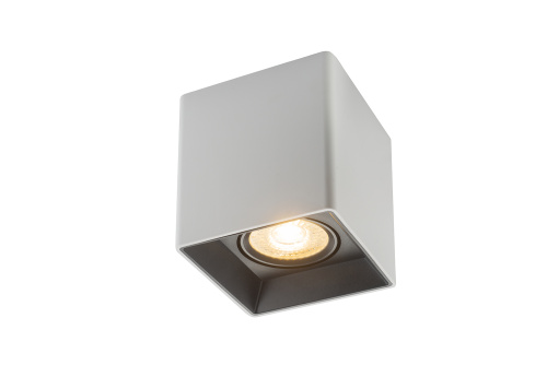 DK3030-WB Светильник накладной IP 20, 10 Вт, GU5.3, LED, белый/черный, пластик фото 4