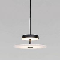 Светодиодный подвесной светильник с мраморным рассеивателем 40342 LED черный
