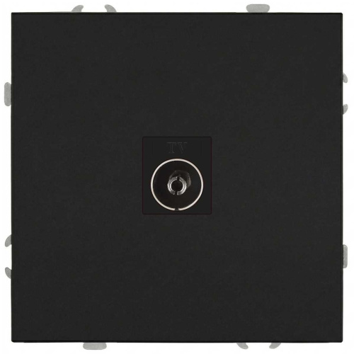 Розетка ЭРА Galaxy 15-3101-05 TV одиночная IP20 антрацит Б0070723 Розетка ЭРА Galaxy 15-3101-05 TV одиночная IP20 антрацит Б0070723