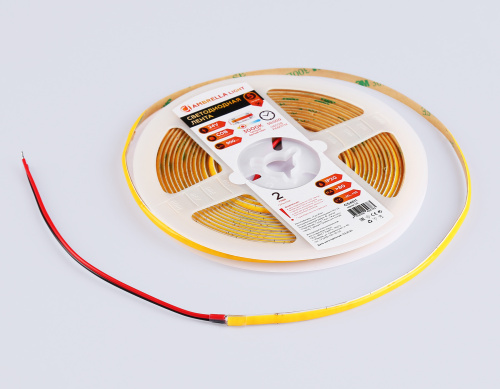 Светодиодная лента 24В COB 400Led 10Вт/м 3000K IP20 5м фото 5