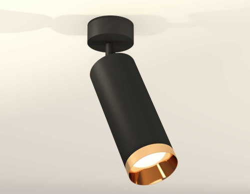 Комплект накладного светильника Ambrella light Techno Spot XM6343005 SBK/PYG черный песок/золото желтое полированное (A2210, C6343, N6134) фото 2