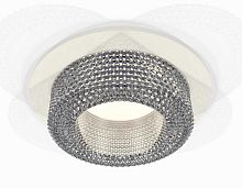 Комплект встраиваемого светильника Ambrella light Techno Spot XC7621020 SWH/CL белый песок/прозрачный (C7621, N7191)